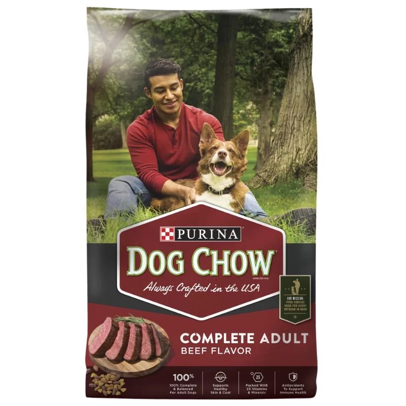 Purina, Dog Chow, Complete Adult, Beef Flavor (48Lbs)